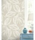 SC20005 - Beckett Sketched Leaves Wallpaper-Seabrook Summer House