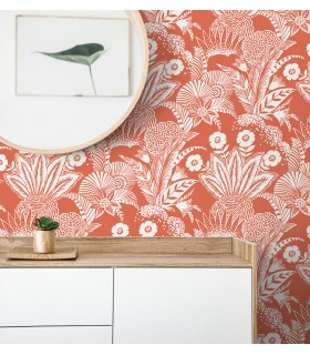 SC20101 - Suvi Palm Grove Wallpaper-Seabrook Summer House