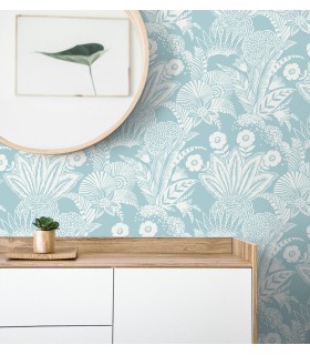 SC20112 - Suvi Palm Grove Wallpaper-Seabrook Summer House