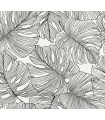 SC20200 - Tarra Monstera Leaf Wallpaper-Seabrook Summer House