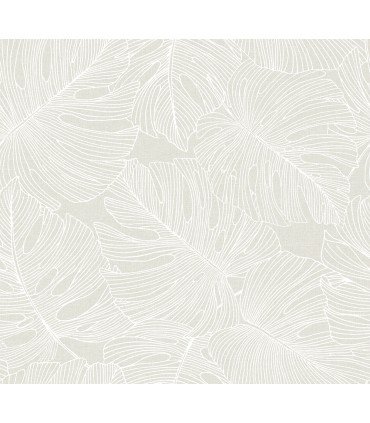 SC20205 - Tarra Monstera Leaf Wallpaper-Seabrook Summer House