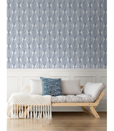 SC20302 - Kira Leaf Husk Wallpaper-Seabrook Summer House
