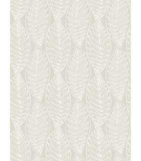 SC20305 - Kira Leaf Husk Wallpaper-Seabrook Summer House