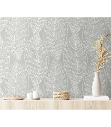 SC20308 - Kira Leaf Husk Wallpaper-Seabrook Summer House