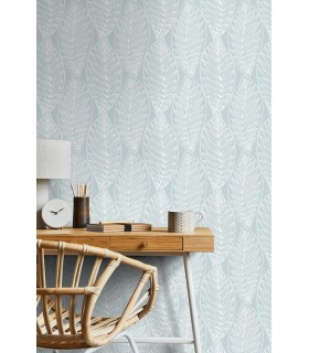 SC20312 - Kira Leaf Husk Wallpaper-Seabrook Summer House