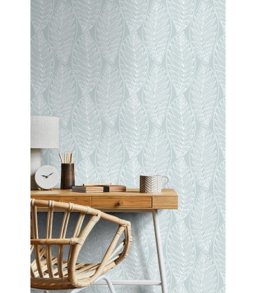 SC20312 - Kira Leaf Husk Wallpaper-Seabrook Summer House