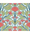 SC20604 - Carmela Folk Floral Wallpaper-Seabrook Summer House