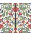 SC20601 - Carmela Folk Floral Wallpaper-Seabrook Summer House