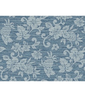 SC20802 - Juno Island Floral Wallpaper-Seabrook Summer House