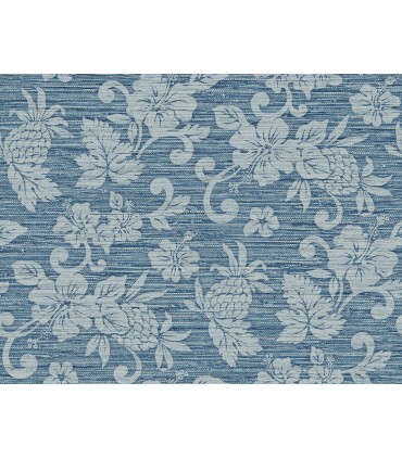 SC20802 - Juno Island Floral Wallpaper-Seabrook Summer House