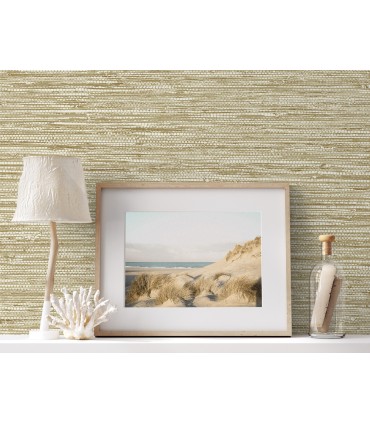 SC20905 -Isla Faux Jute Wallpaper-Seabrook Summer House
