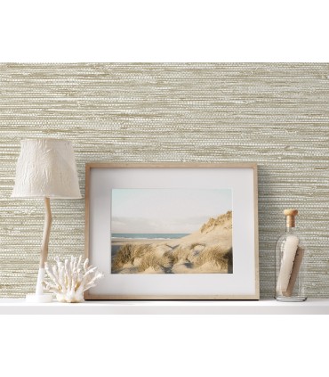 SC20915 -Isla Faux Jute Wallpaper-Seabrook Summer House