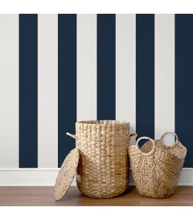 SC21002 - Dylan Striped Stringcloth Wallpaper-Seabrook Summer House