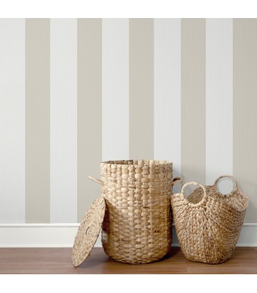 SC21005 - Dylan Striped Stringcloth Wallpaper-Seabrook Summer House