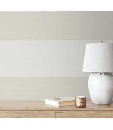 SC21015 - Dylan Striped Stringcloth Wallpaper-Seabrook Summer House