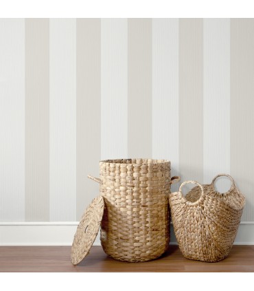 SC21015 - Dylan Striped Stringcloth Wallpaper-Seabrook Summer House