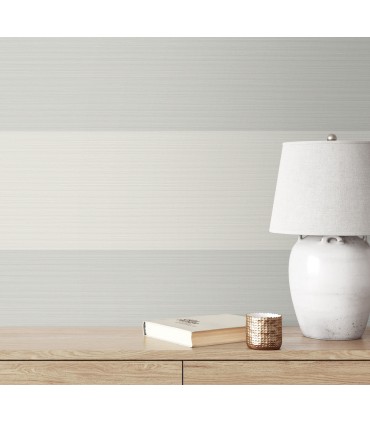 SC21018 - Dylan Striped Stringcloth Wallpaper-Seabrook Summer House