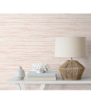 SC21101 - Skye Wave Stringcloth Wallpaper-Seabrook Summer House