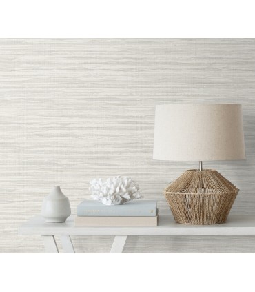 SC21108 - Skye Wave Stringcloth Wallpaper-Seabrook Summer House