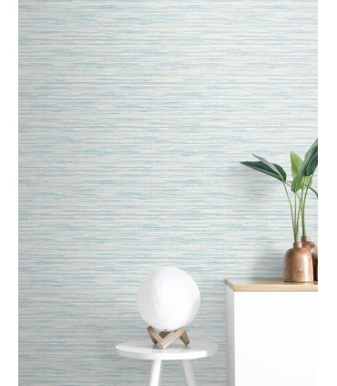 SC21112 - Skye Wave Stringcloth Wallpaper-Seabrook Summer House