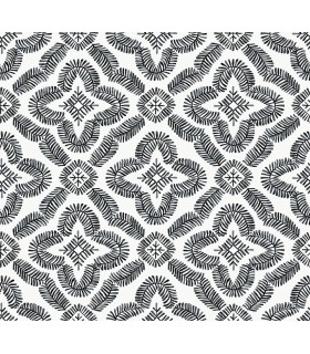 SC21300 - Talia Botanical Medallion Wallpaper-Seabrook Summer House