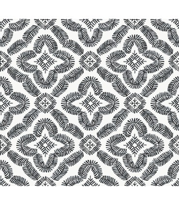 SC21300 - Talia Botanical Medallion Wallpaper-Seabrook Summer House