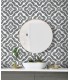 SC21300 - Talia Botanical Medallion Wallpaper-Seabrook Summer House