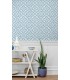 SC21302 - Talia Botanical Medallion Wallpaper-Seabrook Summer House