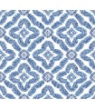 SC21312 - Talia Botanical Medallion Wallpaper-Seabrook Summer House