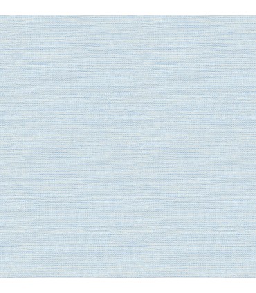 4143-24283 - Agave Blue Faux Grasscloth Wallpaper-Botanica