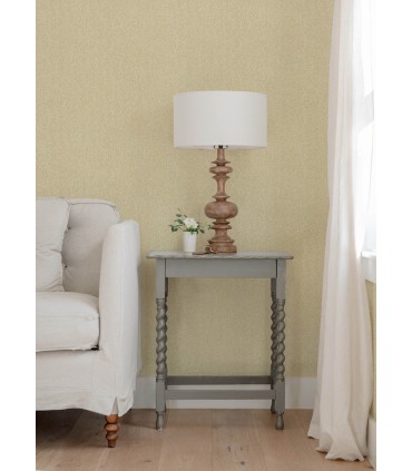 4143-26162 - Ashbee Yellow Faux Fabric Wallpaper-Botanica