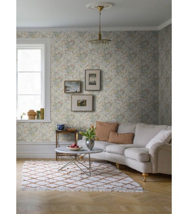 4143-22011 - Hava Neutral Meadow Flowers Wallpaper-Botanica