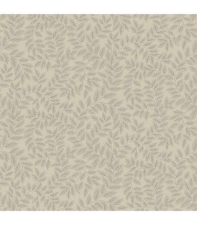 4143-34018 - Lindlöv Taupe Leafy Vines Wallpaper-Botanica