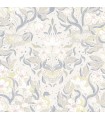 4143-22015 - Lisa Bone Floral Damask Wallpaper-Botanica