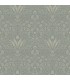 4143-34009 - Mara Green Tulip Ogee Wallpaper-Botanica