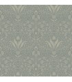 4143-34009 - Mara Green Tulip Ogee Wallpaper-Botanica