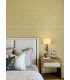 4143-34038 - Mara Yellow Tulip Ogee Wallpaper-Botanica