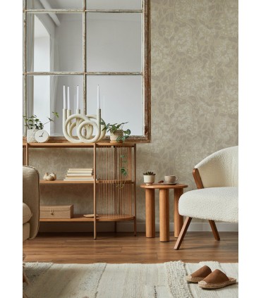 4143-22022 -Turi Wheat Twining Vines Wallpaper-Botanica