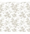 RT7872- Anemone Toile Wallpaper-Toiles by York