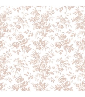 RT7874- Anemone Toile Wallpaper-Toiles by York
