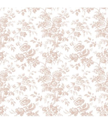 RT7874- Anemone Toile Wallpaper-Toiles by York