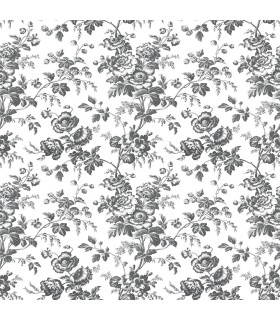 RT7875- Anemone Toile Wallpaper-Toiles by York