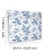 RT7873- Anemone Toile Wallpaper-Toiles by York