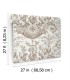 RT7812- Avian Fountain Toile Wallpaper-Toiles by York