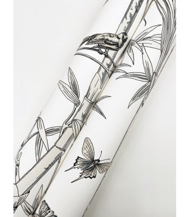 RT7836 - Bambou Toile Wallpaper-Toiles by York