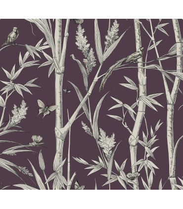 RT7835 - Bambou Toile Wallpaper-Toiles by York