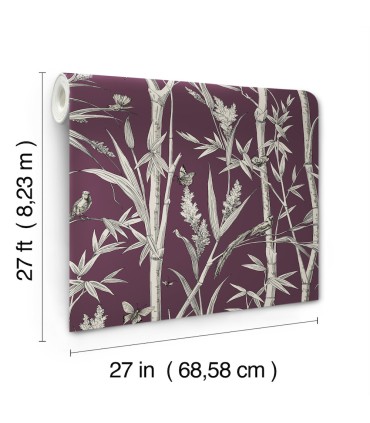 RT7835 - Bambou Toile Wallpaper-Toiles by York