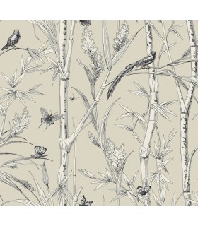 RT7832 - Bambou Toile Wallpaper-Toiles by York
