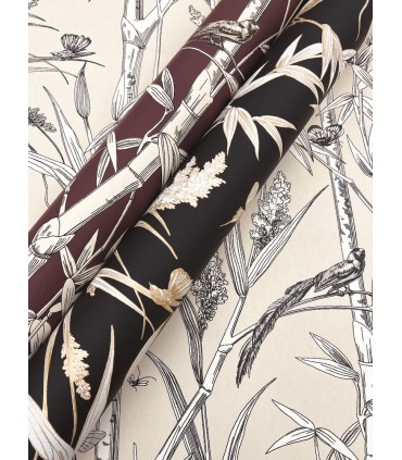 RT7832 - Bambou Toile Wallpaper-Toiles by York