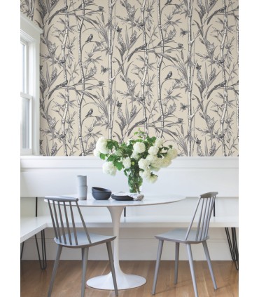 RT7832 - Bambou Toile Wallpaper-Toiles by York